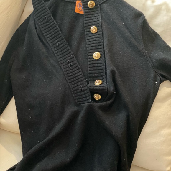 Tory Burch Sweater with Tory Burch gold buttons - Picture 2 of 2